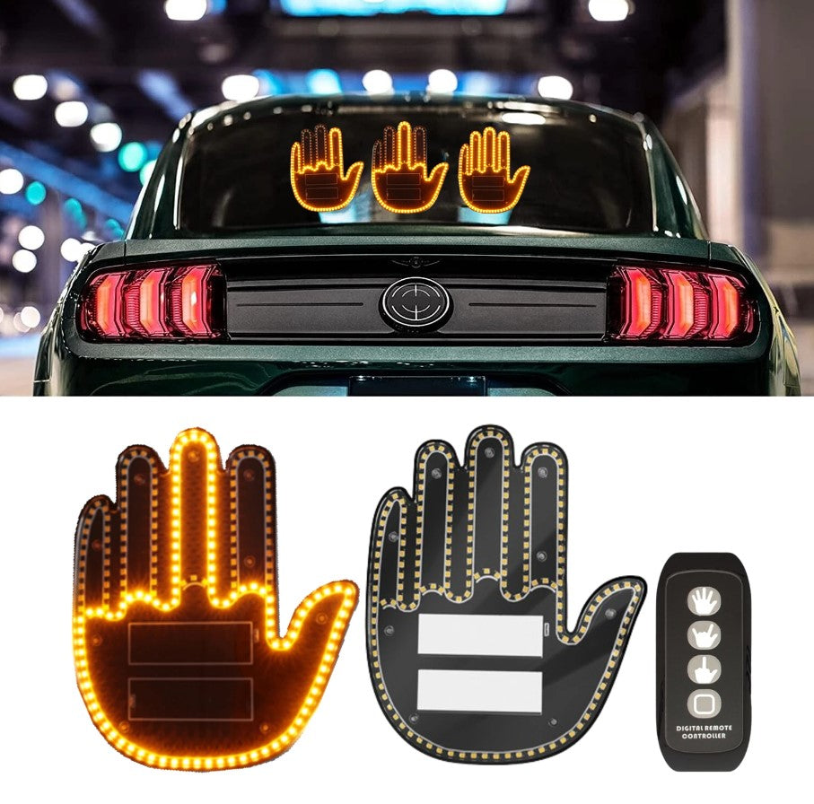 SEÑAL DE MANO LED PARA AUTO