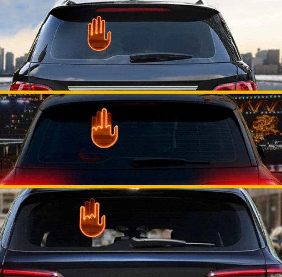 SEÑAL DE MANO LED PARA AUTO