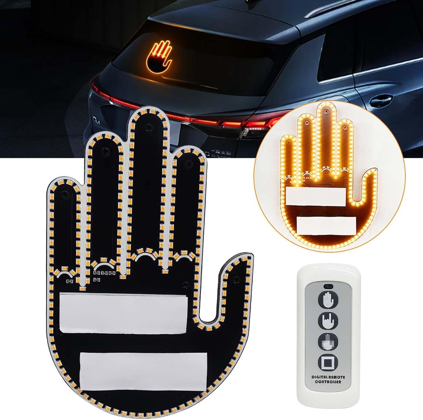 SEÑAL DE MANO LED PARA AUTO